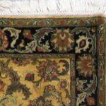 2’7”x7’11” Traditional Gold Wool Hand-Knotted Rug - Image 3