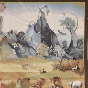 5’5”x10’7” Fountain Wool Hand-Knotted Tapestry