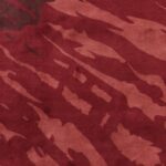 5’x6”8’ Contemporary Red Wool Hand-Knotted Rug - Image 2