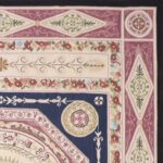 8’x10’3” Aubusson Red Wool Hand-Knotted Rug - Image 2