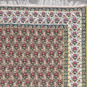 5’x8’3” Persian Kilim Brown Wool Hand-Knotted Rug