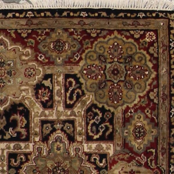 4’x6’2” Traditional Black, Red Wool Hand-Knotted Rug - Direct Rug Import | Rugs in Chicago, Indiana,South Bend,Granger