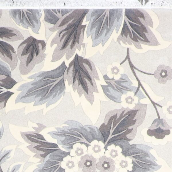 5’5”x8’7” Decorative Gray & Ivory Wool Hand-Knotted Rug - Direct Rug Import | Rugs in Chicago, Indiana,South Bend,Granger