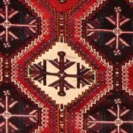 6’x9’1” Traditional Red Wool Hand-Knotted Rug - Image 2