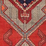 4’1”x10’2” Tribal Red Persian Wool Hand-Knotted Runner - Image 2