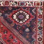 5’10”x8’6” Traditional Red Persian Wool Hand-Knotted Rug - Image 2