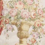 3’x6’8” Vase Flowers Wool Hand-Knotted Tapestry - Image 3