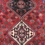 5’10”x8’6” Traditional Red Persian Wool Hand-Knotted Rug - Image 3
