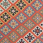 4’1”x5’9” Decorative Orange Wool Hand-Knotted Rug - Direct Rug Import | Rugs in Chicago, Indiana,South Bend,Granger