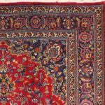 6’4”x9’9” Traditional Persian Red Wool Hand-Knotted Rug - Image 3