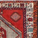 4’1”x10’2” Tribal Red Persian Wool Hand-Knotted Runner - Image 3