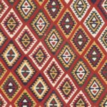 5’3”x7’ Persian Kilim Red Wool Hand-Knotted Rug - Direct Rug Import | Rugs in Chicago, Indiana,South Bend,Granger