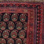 3’3”x16’8” Tribal Black Persian Wool Hand-Knotted Runner - Image 3