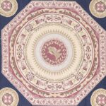8’x10’3” Aubusson Red Wool Hand-Knotted Rug - Image 3
