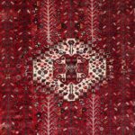 5’7”x8’6” Traditional Persian Mahal Red Wool Hand-Knotted Rug - Image 2