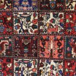 4’11”x6’8” Persian Traditional Ivory Wool Hand-Knotted Rug - Image 3