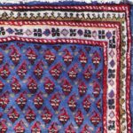 3’10”x9’5” Tribal Blue Persian Wool Hand-Knotted Runner - Image 3