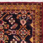 2’8”x6’4” Tribal Navy Persian Wool Hand-Knotted Rug - Image 3