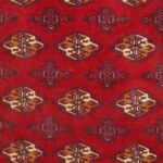 3’x4’3” Traditional Red Persian Wool Hand-Knotted Rug - Image 2