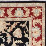 5'11"9'9" Decorative Black Tabriz Wool Hand-Knotted Rug - Direct Rug Import | Rugs in Chicago, Indiana,South Bend,Granger