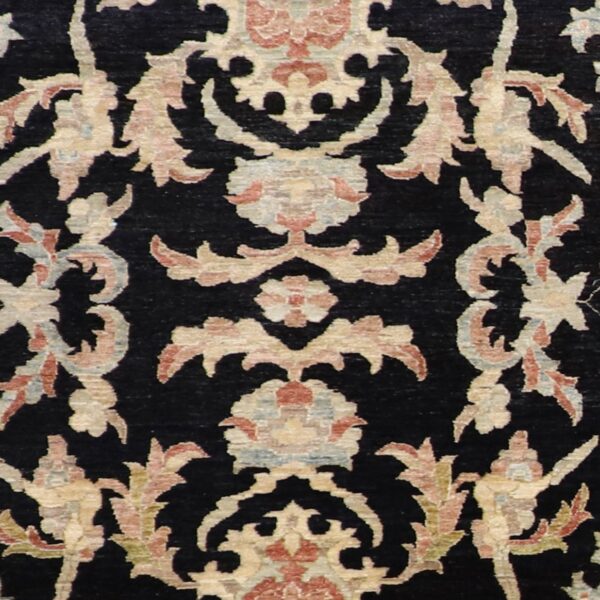 5'11"9'9" Decorative Black Tabriz Wool Hand-Knotted Rug - Direct Rug Import | Rugs in Chicago, Indiana,South Bend,Granger