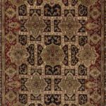 4’x6’2” Traditional Black, Red Wool Hand-Knotted Rug - Direct Rug Import | Rugs in Chicago, Indiana,South Bend,Granger