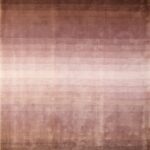 5’1”x7’9” Contemporary Purple Bamboo Silk Hand-Knotted Rug