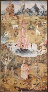 5’5”x10’7” Fountain Wool Hand-Knotted Tapestry
