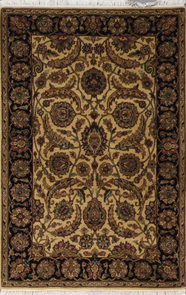 4’x6’2” Decorative Gold Wool Hand-Knotted Rug - Direct Rug Import | Rugs in Chicago, Indiana,South Bend,Granger
