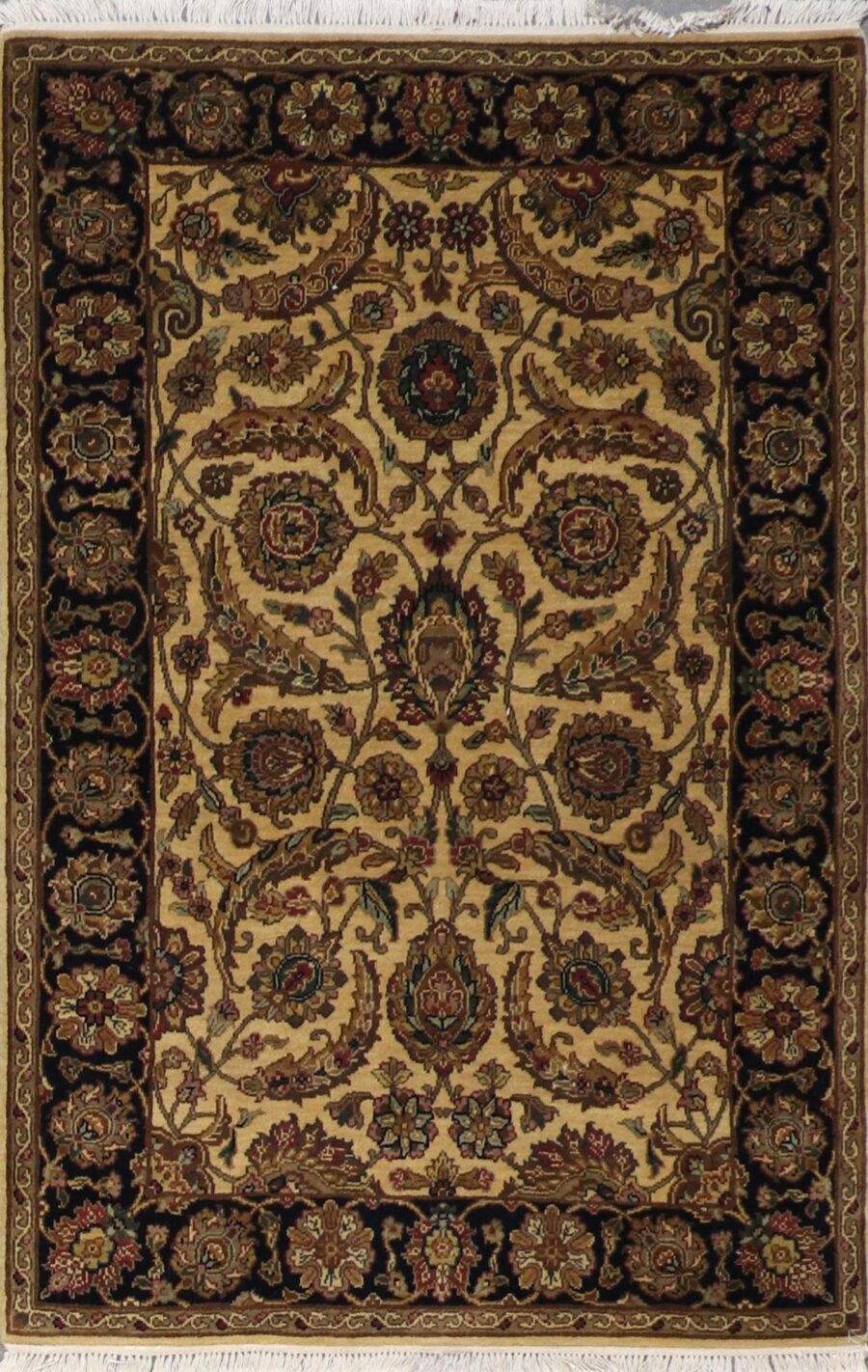 4’x6’2” Decorative Gold Wool Hand-Knotted Rug - Direct Rug Import | Rugs in Chicago, Indiana,South Bend,Granger