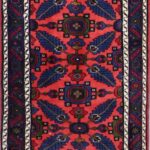 2’4”x31’7” Traditional Red Wool Hand-Knotted Rug