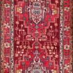 3’9”x10’10” Traditional Persian Red & Tan Wool Hand-Knotted Rug - Direct Rug Import | Rugs in Chicago, Indiana,South Bend,Granger