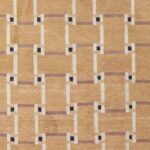 4’1”x6’2” Contemporary Brick Broen Tibetan Wool Hand-Knotted Rug - Direct Rug Import | Rugs in Chicago, Indiana,South Bend,Granger