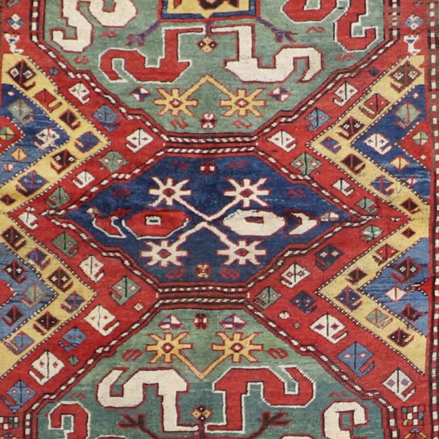 4’5”x7’ Traditional Red Tribal Wool Hand-Knotted Rug - Direct Rug Import | Rugs in Chicago, Indiana,South Bend,Granger