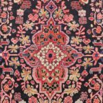 3’11”x13’5” Tribal Black Persian Wool Hand-Knotted Runner - Image 2