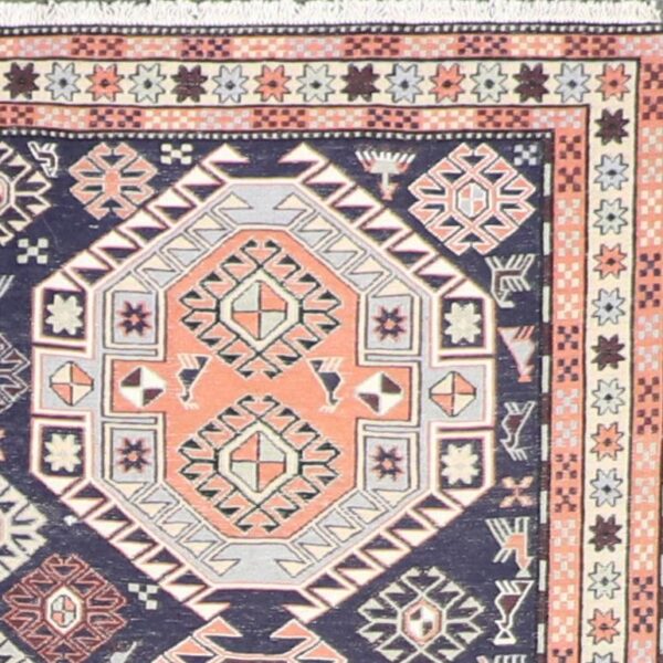 4’2”x6’4”Persian Kilim Navy Wool Hand-Knotted Rug - Direct Rug Import | Rugs in Chicago, Indiana,South Bend,Granger