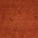 6’x9’ Contemporary Rust Wool Hand-Knotted Rug - Image 2