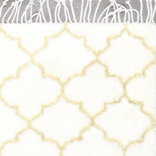 4’x5’11” Contemporary Ivory Moroccan Wool Hand-Knotted Rug - Direct Rug Import | Rugs in Chicago, Indiana,South Bend,Granger