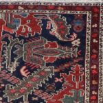 3’4”x13’4” Antique Bakhtiari Navy Wool Hand-Knotted Rug - Direct Rug Import | Rugs in Chicago, Indiana,South Bend,Granger