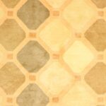 5’6”x8’ Contemporary Ivory Tibetan Wool Hand-Knotted Rug - Image 2