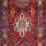3’5”x17’9” Tribal Navy Persian Wool Hand-Knotted Runner - Image 2