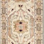 2’7”x12’5” Traditional Ivory Wool Hand-Knotted Rug - Image 2
