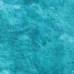 7’10”x9’8” Contemporary Teal Shag Viscose Hand-Made Rug - Image 2