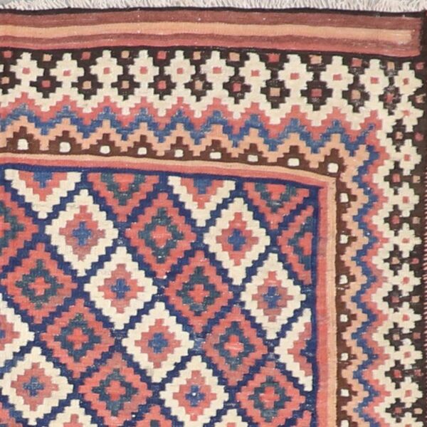 4’7”x6’8” Persian Kilim Ivory Wool Hand-Knotted Rug - Direct Rug Import | Rugs in Chicago, Indiana,South Bend,Granger