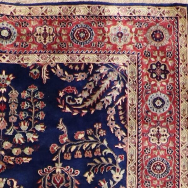 2’x16’7” Traditional Tabriz Navy Wool Hand-Knotted Rug - Direct Rug Import | Rugs in Chicago, Indiana,South Bend,Granger