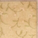 5’x7’10” Gold Tibetan Wool Hand-Knotted Rug - Image 2