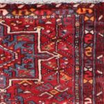 3’2”x12’2” Tribal Red Persian Wool Hand-Knotted Runner - Image 3