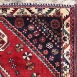3’5”x7’3” Tribal Red Persian Wool Hand-Knotted Runner - Image 3