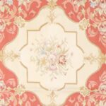 6’5”x6’6” Aubusson Ivory Wool Hand-Knotted Rug - Image 3