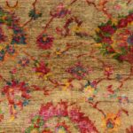 7’10”x9’8” Decorative Brown Wool & Silk Hand-Knotted Rug - Image 3